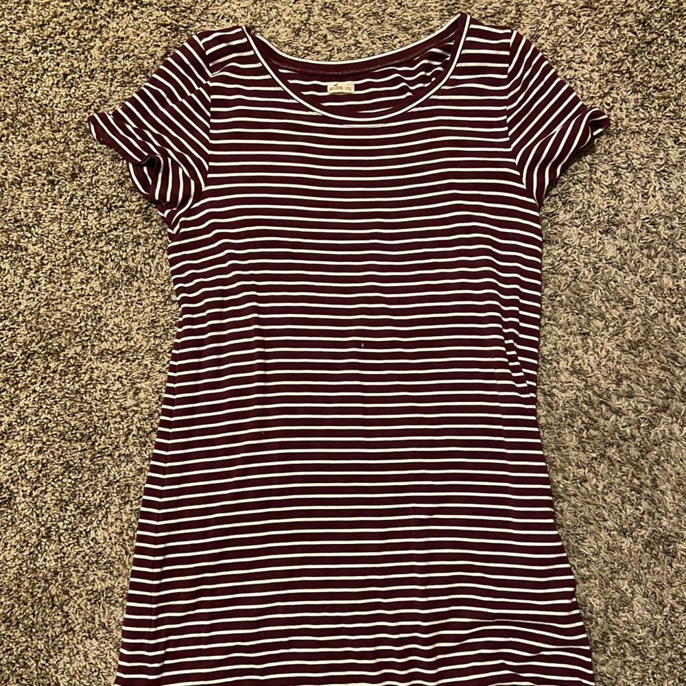 HOLLISTER STRIPED TSHIRT DRESS